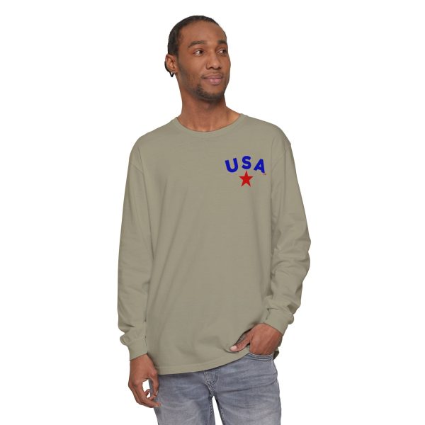 Garment-Dyed Long Sleeve Tee - Cozy, Stylish,  Eco-Friendly Shirt for All Occasions, Perfect for Fall, Casual Wear, Gifts - Image 15