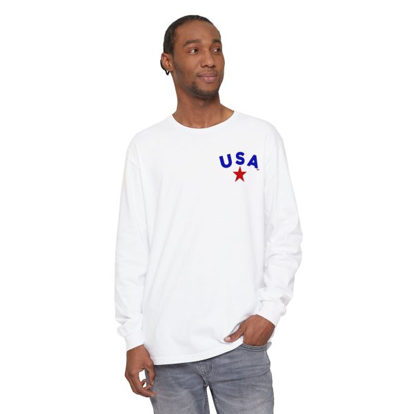 Garment-Dyed Long Sleeve Tee - Cozy, Stylish,  Eco-Friendly Shirt for All Occasions, Perfect for Fall, Casual Wear, Gifts - Image 3