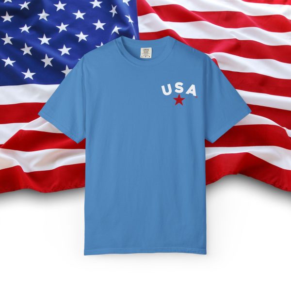 U S A COMFORT COLORS T-SHIRT - Image 26