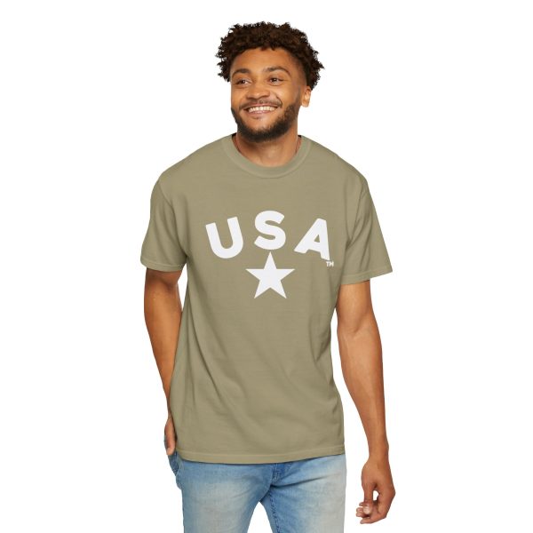USA Star Unisex Garment-Dyed T-Shirt, Casual Tee, Summer Wear, Patriotic Apparel, Independence Day Gift - Image 18