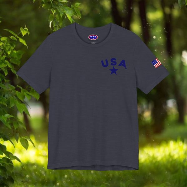 USA Stars Unisex Jersey Tee - Casual Americana T-Shirt - Image 56