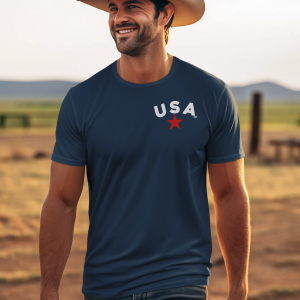 U S A COMFORT COLORS T-SHIRT