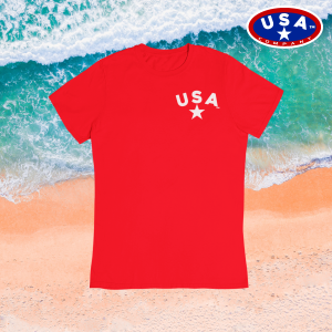 Classic Unisex Cotton Crew Tee - Casual Everyday Wear, Gift for Him/Her, USA Pride Design, Summer Fashion, Perfect for Holidays