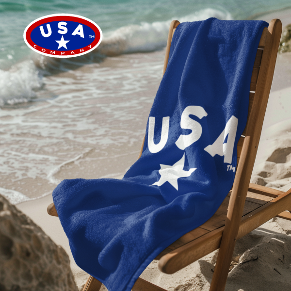 USA Star Beach Towel – Perfect for Summer Fun, Picnics, and  Celebrations - Image 2