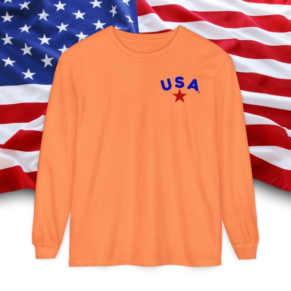 Garment-Dyed Long Sleeve Tee - Cozy, Stylish,  Eco-Friendly Shirt for All Occasions, Perfect for Fall, Casual Wear, Gifts - Image 5
