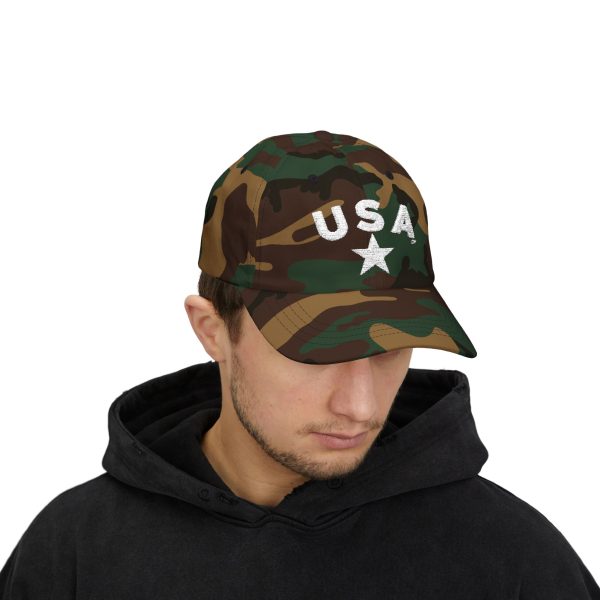 Classic USA Dad Cap, Casual Summer Hat, Gift for Fathers Day, Outdoor Adventures, Stylish and Comfortable Cap - Image 7