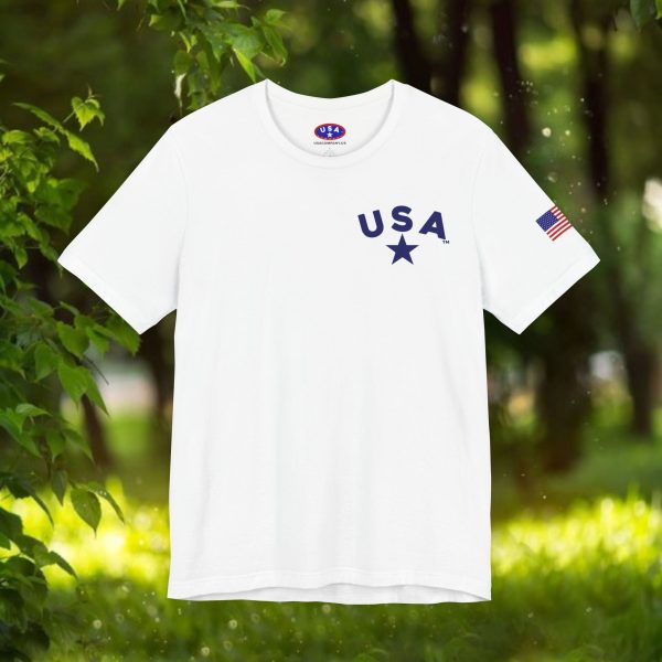 USA Stars Unisex Jersey Tee - Casual Americana T-Shirt - Image 6
