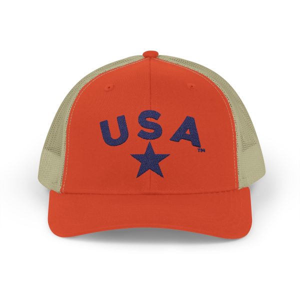 USA Star Snapback Trucker Cap for Patriotic Events, Perfect Gift for  Independence Day, Outdoor Activities, Casual Wear, Summer Fun - Image 9