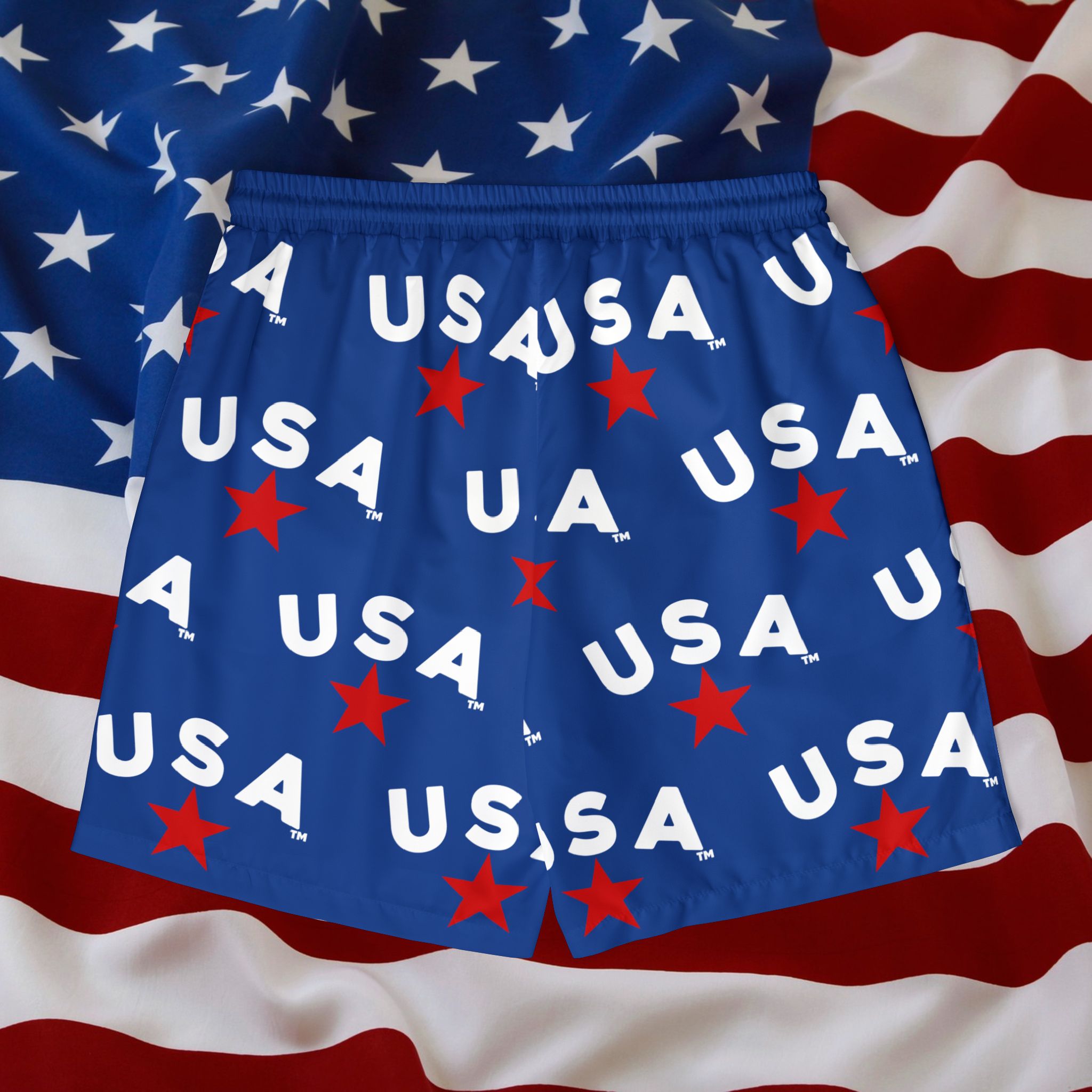 STARS & STRIPES USA COLLECTION Swim Shorts for Summer Celebrations - Image 2
