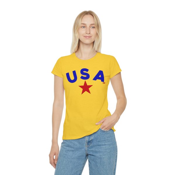 USA Iconic Women's T-Shirt - Casual Comfort for Proud Americans - Image 11