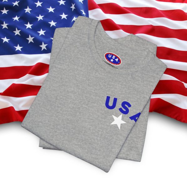 USA Stars Unisex Jersey Tee - Casual Americana T-Shirt - Image 48
