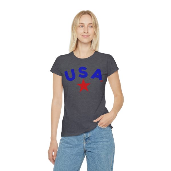 USA Iconic Women's T-Shirt - Casual Comfort for Proud Americans - Image 23