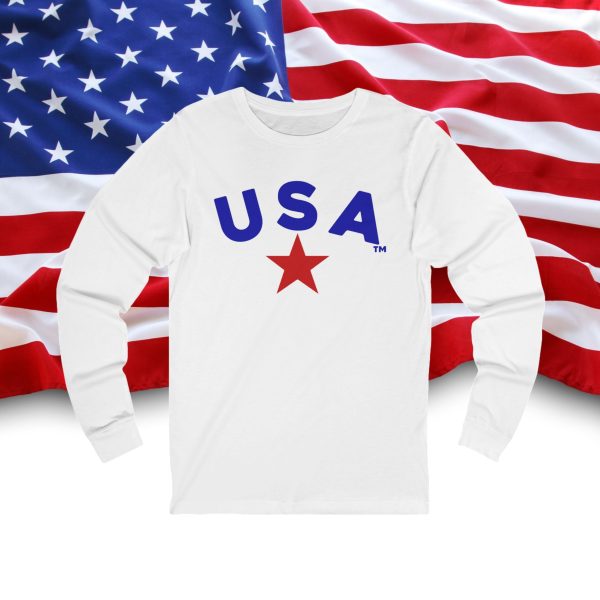 Patriotic Long Sleeve Tee, USA Graphic Tee for Independence Day, Casual Wear, Gift for Veterans, Unisex T-Shirt, Fourth of July [...] - Image 3