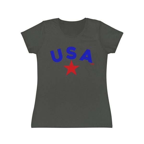 USA Iconic Women's T-Shirt - Casual Comfort for Proud Americans - Image 13