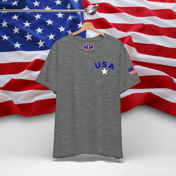 USA Stars Unisex Jersey Tee - Casual Americana T-Shirt - Image 4