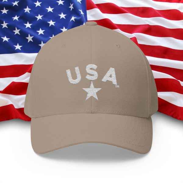Patriotic Embroidered Cap, USA Hat, Closed-Back Structured Cap, Independence Day Gift, Summer Accessories, Baseball Cap, Casual Headwear - Image 5