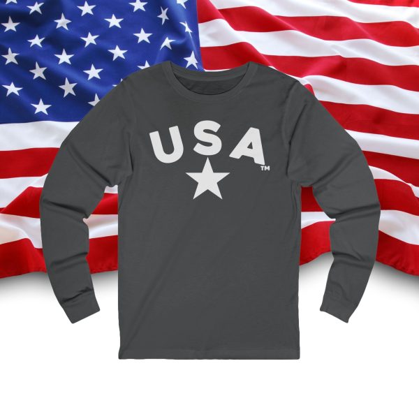 Patriotic  Long Sleeve Tee, USA Flag Shirt, Independence Day Outfits, Fourth of July Apparel, Unisex Graphic Tee, Casual American Style - Image 13