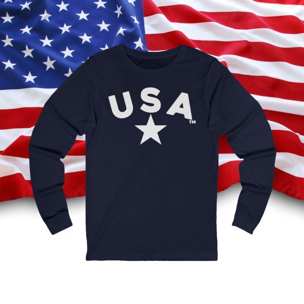 Patriotic  Long Sleeve Tee, USA Flag Shirt, Independence Day Outfits, Fourth of July Apparel, Unisex Graphic Tee, Casual American Style - Image 15