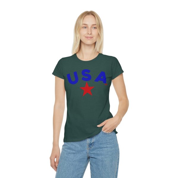 USA Iconic Women's T-Shirt - Casual Comfort for Proud Americans - Image 19