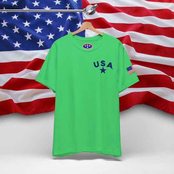 USA Stars Unisex Jersey Tee - Casual Americana T-Shirt - Image 34