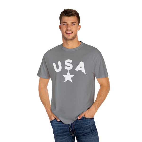 USA Star Unisex Garment-Dyed T-Shirt, Casual Tee, Summer Wear, Patriotic Apparel, Independence Day Gift - Image 28