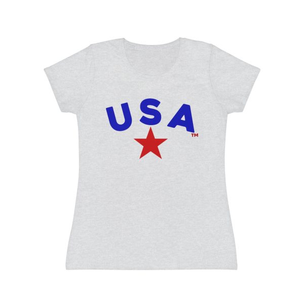 USA Iconic Women's T-Shirt - Casual Comfort for Proud Americans - Image 5