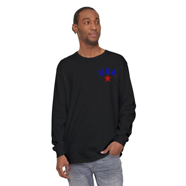 Garment-Dyed Long Sleeve Tee - Cozy, Stylish,  Eco-Friendly Shirt for All Occasions, Perfect for Fall, Casual Wear, Gifts - Image 39