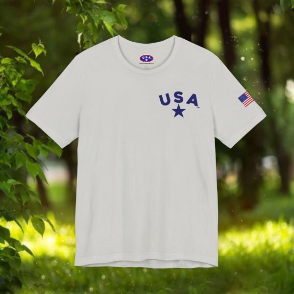 USA Stars Unisex Jersey Tee - Casual Americana T-Shirt - Image 16
