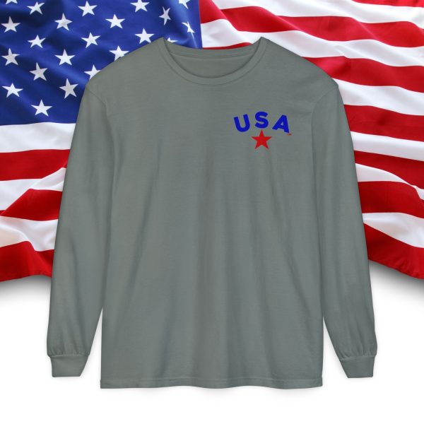 Garment-Dyed Long Sleeve Tee - Cozy, Stylish,  Eco-Friendly Shirt for All Occasions, Perfect for Fall, Casual Wear, Gifts - Image 17