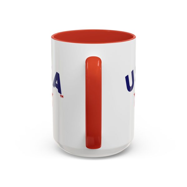 U S A - (Blue/Red) Accent Coffee Mugs (15oz) - Image 8