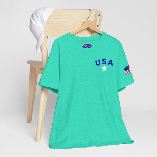 USA Stars Unisex Jersey Tee - Casual Americana T-Shirt - Image 40