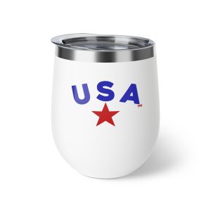 U S A Copper Vacuum Insulated Cup - 12oz Travel Mug