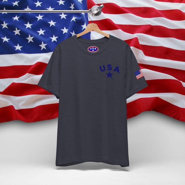 USA Stars Unisex Jersey Tee - Casual Americana T-Shirt - Image 59