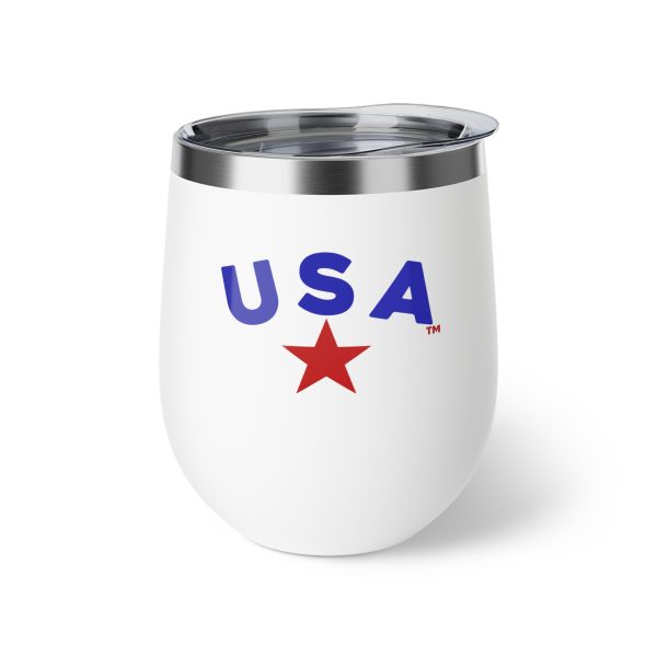 U S A Copper Vacuum Insulated Cup - 12oz Travel Mug - Image 4