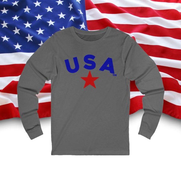 Patriotic Long Sleeve Tee, USA Graphic Tee for Independence Day, Casual Wear, Gift for Veterans, Unisex T-Shirt, Fourth of July [...] - Image 7