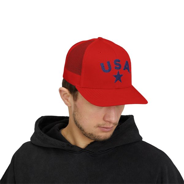 USA Star Snapback Trucker Cap for Patriotic Events, Perfect Gift for  Independence Day, Outdoor Activities, Casual Wear, Summer Fun - Image 15