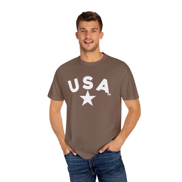 USA Star Unisex Garment-Dyed T-Shirt, Casual Tee, Summer Wear, Patriotic Apparel, Independence Day Gift - Image 22