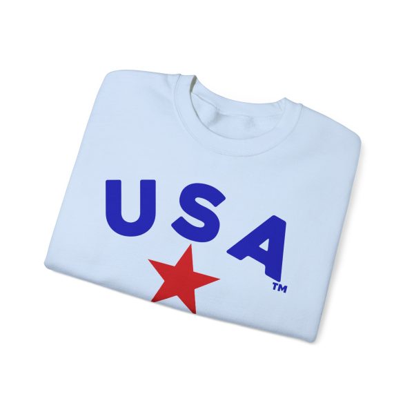USA Graphic Crewneck Sweatshirt - Unisex Heavy Blend™ - Perfect for Patriotic Celebrations - Image 23