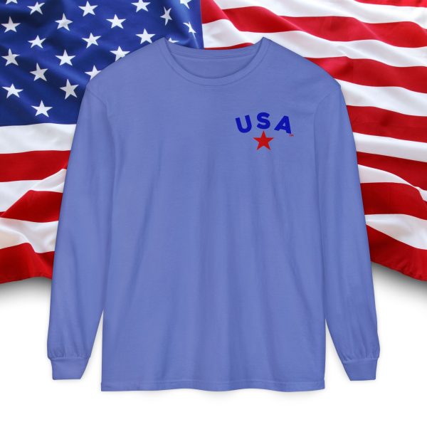 Garment-Dyed Long Sleeve Tee - Cozy, Stylish,  Eco-Friendly Shirt for All Occasions, Perfect for Fall, Casual Wear, Gifts - Image 29