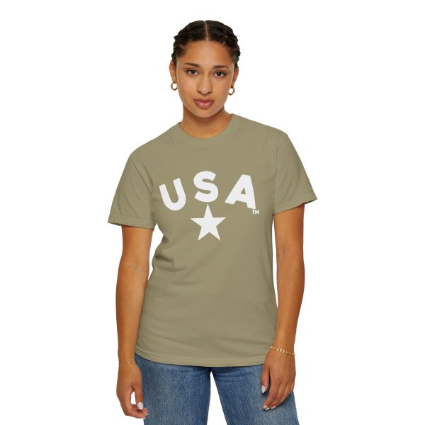 USA Star Unisex Garment-Dyed T-Shirt, Casual Tee, Summer Wear, Patriotic Apparel, Independence Day Gift - Image 17