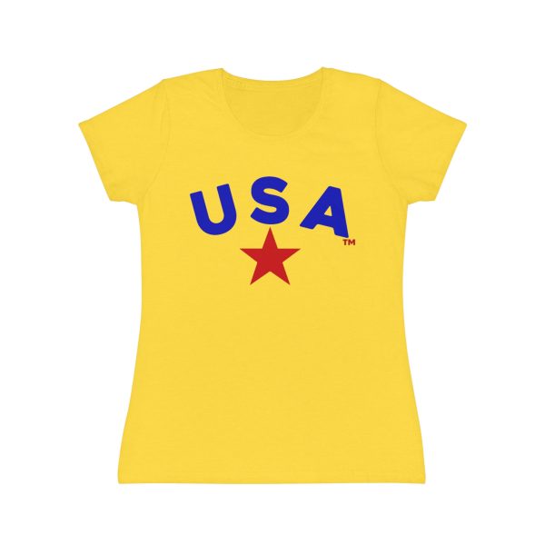 USA Iconic Women's T-Shirt - Casual Comfort for Proud Americans - Image 9