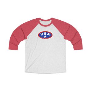 U S A Tri-Blend Raglan Tee NEXT LEVEL 6051 - Casual Unisex Fashion for Every Occasion