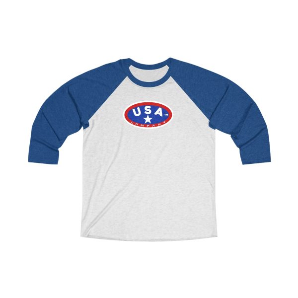 U S A Tri-Blend Raglan Tee NEXT LEVEL 6051 - Casual Unisex Fashion for Every Occasion - Image 5