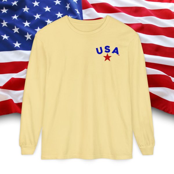 Garment-Dyed Long Sleeve Tee - Cozy, Stylish,  Eco-Friendly Shirt for All Occasions, Perfect for Fall, Casual Wear, Gifts - Image 9