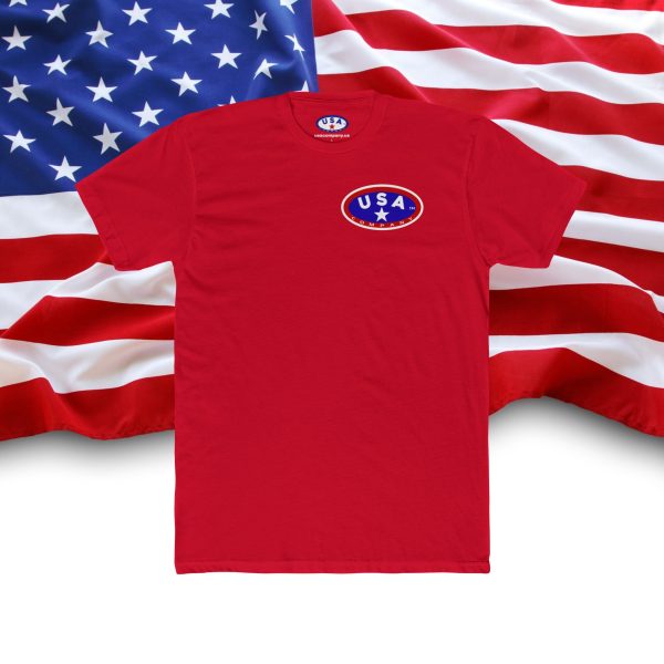 U S A COMPANY OFFICIAL LOGO - NEXT LEVEL  3600 Patriotic Unisex Cotton Crew Tee - Perfect for Independence Day and Celebrations - Image 19