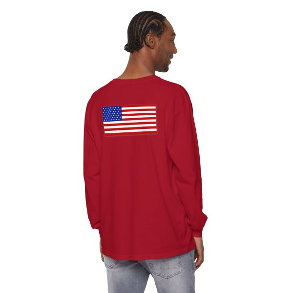 Garment-Dyed Long Sleeve Tee - Cozy, Stylish,  Eco-Friendly Shirt for All Occasions, Perfect for Fall, Casual Wear, Gifts - Image 44