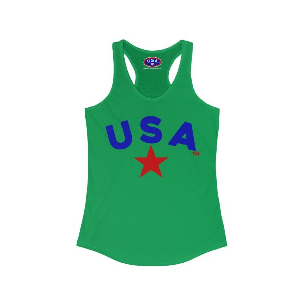 Women's USA NEXT LEVEL Racerback Tank Top - Perfect for Summer, Gym, and Patriotic Celebrations, Fitness Wear, Cute Casual Outfit - Image 11