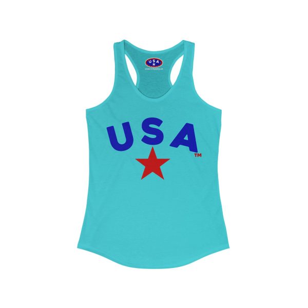 Women's USA NEXT LEVEL Racerback Tank Top - Perfect for Summer, Gym, and Patriotic Celebrations, Fitness Wear, Cute Casual Outfit - Image 13
