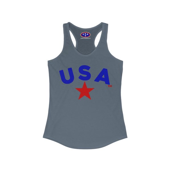 Women's USA NEXT LEVEL Racerback Tank Top - Perfect for Summer, Gym, and Patriotic Celebrations, Fitness Wear, Cute Casual Outfit - Image 15