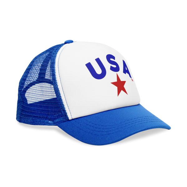 USA Mesh Cap - Patriotic Trucker Hat for Fourth of July, Summer Festivals, Outdoor Events, Stylish Sun Protection, Gift for Patriots - Image 2